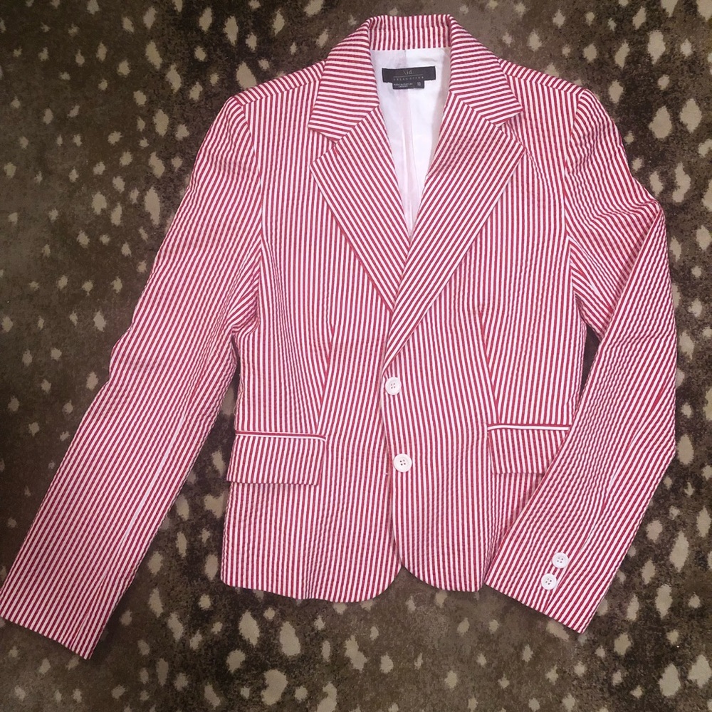 Seersucker blazer